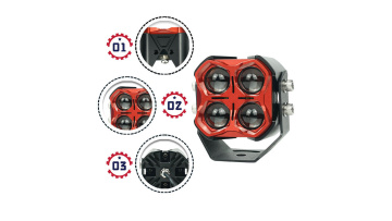 231235  Motorcycle Auxiliary Spot Light With Harness
