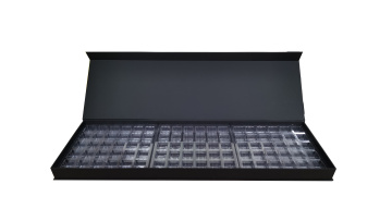 100pcs large black chocolate