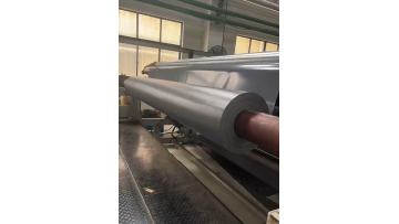 Livite 900g grey coated PVC fabric for membrane materials is in production.