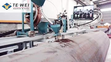Semi-Automatic Lamp Pole Welding Machine