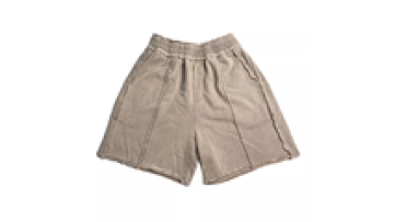 Wholesale High Quality Designer Distressed French Terry Cotton Sweat Jogger Shorts1