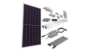 Home balcony solar systems adjustable angle solar panels mounting brackets balcony solar panel plug and play for house1