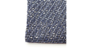 Hot Selling Black Blue Yarn Dyed Jacquard 100% Polyester Plaid Woven Tweed Fabric for Garment1