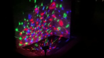 Led Solar Rotating Colorful Projection Outdoor Light Garden Holiday Party Villa Landscape Pathway Floor Atmosphere Light1