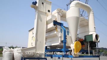 5XZC-7.5DS Seed Cleaner & Grader clean sesame.mp4