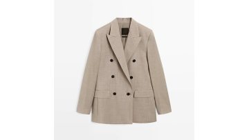 Women's urban smart commuting style high-end wool suit jacket