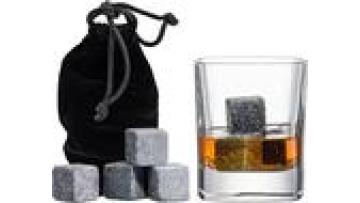Customizable Top Seller Whisky Ice Cubes & Natural Whiskey Stones Set for Chilling1