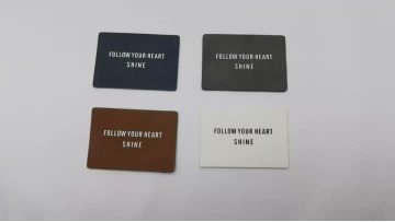 silicone printing on leather