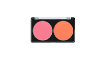 Cruelty-free Face Cosmetics Two-tone Cream Blush Vegan Private Label OEM Blusher Palette 16g * 2 Neutral 500pcs Powder1