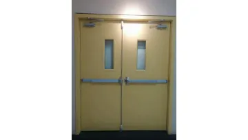 UL 120 Minutes Emergency Exit Fire Rated Steel Door with Push Bar1