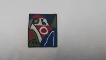 Special embroidery thread embroidery badges