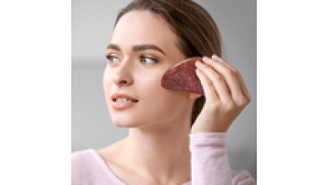 Wholesale Natural Crystal Healing Stone Gua Sha Board Jade Facial Scraping Massage Tool1