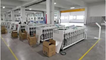 Down and fiber filling machine