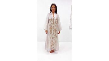 Elegant Beaded Applique Evening Maxi Dress (1)
