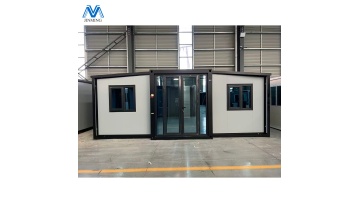 White, high-quality, expandable container houses