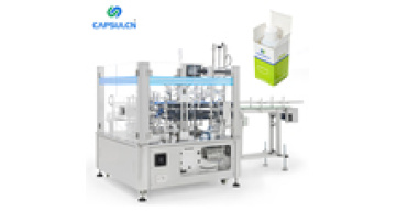 Semi Automatic Vertical Rotary Cartoner Aluminum Foil Blister Sheet Automatic Health Products Cartoning Machine1