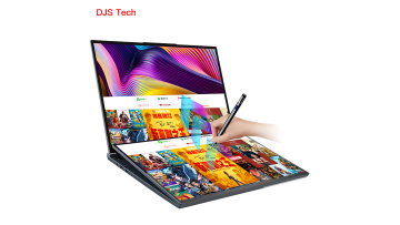 Dual-touchscreen laptop