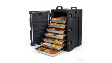 Hot Box For Catering with Stainless Steel Pan / 109QT Insulated Food Pan Carrier
