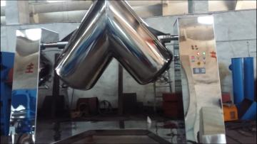 small lab V Mixer Mixing Machine1