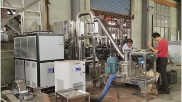 dehydrating resin powder gridning machine