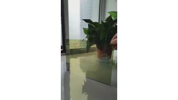 online green reflective glass