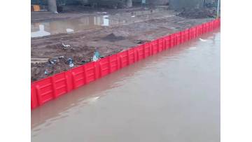 Flood water control for river