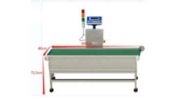 On-line snack automatic checkweigher with eliminator1