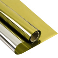 SUNICE 80cm*20m Window Tint Film Home Decor 15%VLT Building Glass Sticker Gold Silver Heat Control Daytime Privacy Decorations