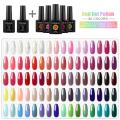 COSCELIA 80 Colors Gel Nail Polish Kit 10ML Soak Off Semi Permanent UV Gel Nail Polish Set Varnish Kit For Manicure Nail Art Set