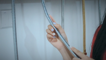 1.2M 1.5M  2.0M Customized Black Stainless Steel  Bath Flexible Shower Hose1