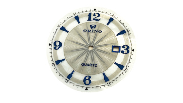 Guilloche watch dial