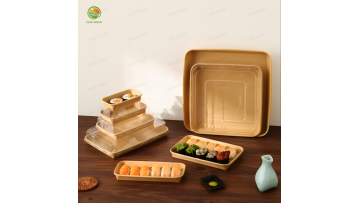 The new type of kraft paper sushi box brings about a completely new packaging revolution trend.
