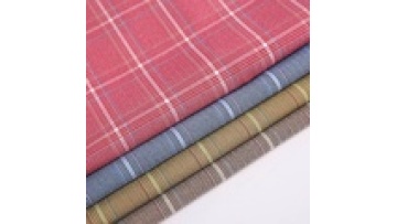 Hot Selling Custom Quality Checked Twill Printing Woven Fabric for Women Dress1