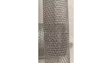 hexagonal hole shape wire mesh processing