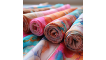 Wholesale 100 Polyester Fabric Chiffon Pure Silk Roll For Custom Floral Printing Dress1