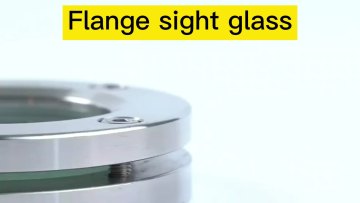 stainless steel high pressure flange sight glass for tank vessel1