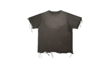 Acid Wash Vintage T shirt Streetwear distressing  washed heavy cotton t shirts with logo  drop shoulder oversized1