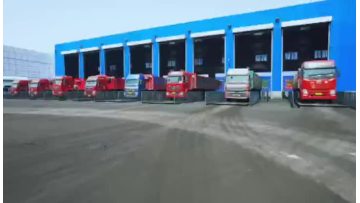 Truck unloader (unloading platform) for unloading coal