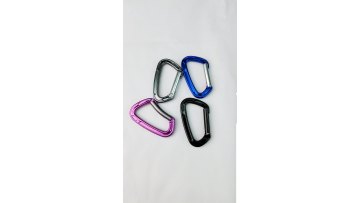 Factory Custom Logo 24KN Carabiner Aluminum Snap Locking Climbing Carabiner Carabiner Clip Anodized for Hammock 22KN Aluminum1