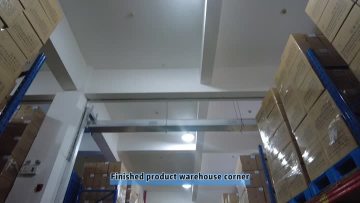 Finished product warehouse corner