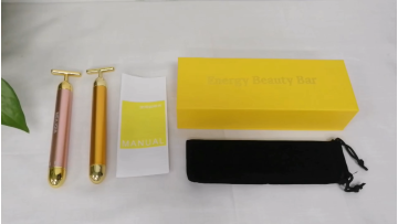 Mini electric vibration 24k gold bar facial massager energy beauty bar1