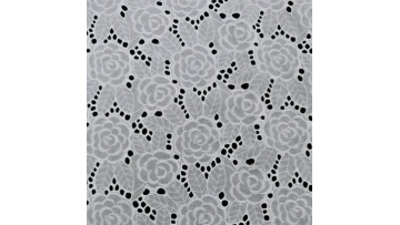 2021 new arrival cotton white embroidered fabric for dresses cotton embroidery fabric1