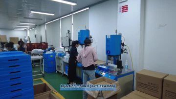 Injection molded parts assembly