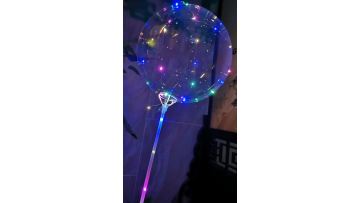 party  event  wedding decoration creative  clear bobo 3m LED  bubble balloon happy birthday lighting balloons1