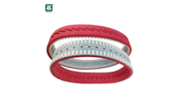 Factory Price Vertical Form Fill Seal Packing Machine Belts Countersunk Holes Red Rubber Coating pu Timing Belts1