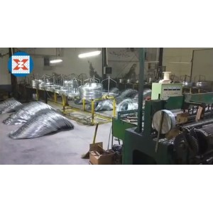 Welded wire mesh production line