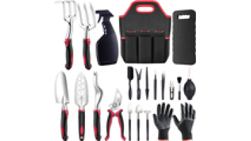 Professional Isunpro cast aluminum garden sets garden hand tool with shovel, fork,1