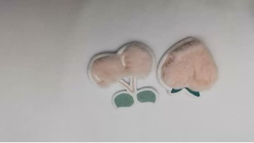 Embroidery on Special plush material