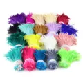 100Pcs/lot Rooster Feathers for crafts white bundle Crafts 5-6" Jewelry making Decoration Chicken feather Plume wholesale