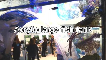 high transparency cylinder cast acrylic PMMA  tunnel/aquarium/tank glass sheet1